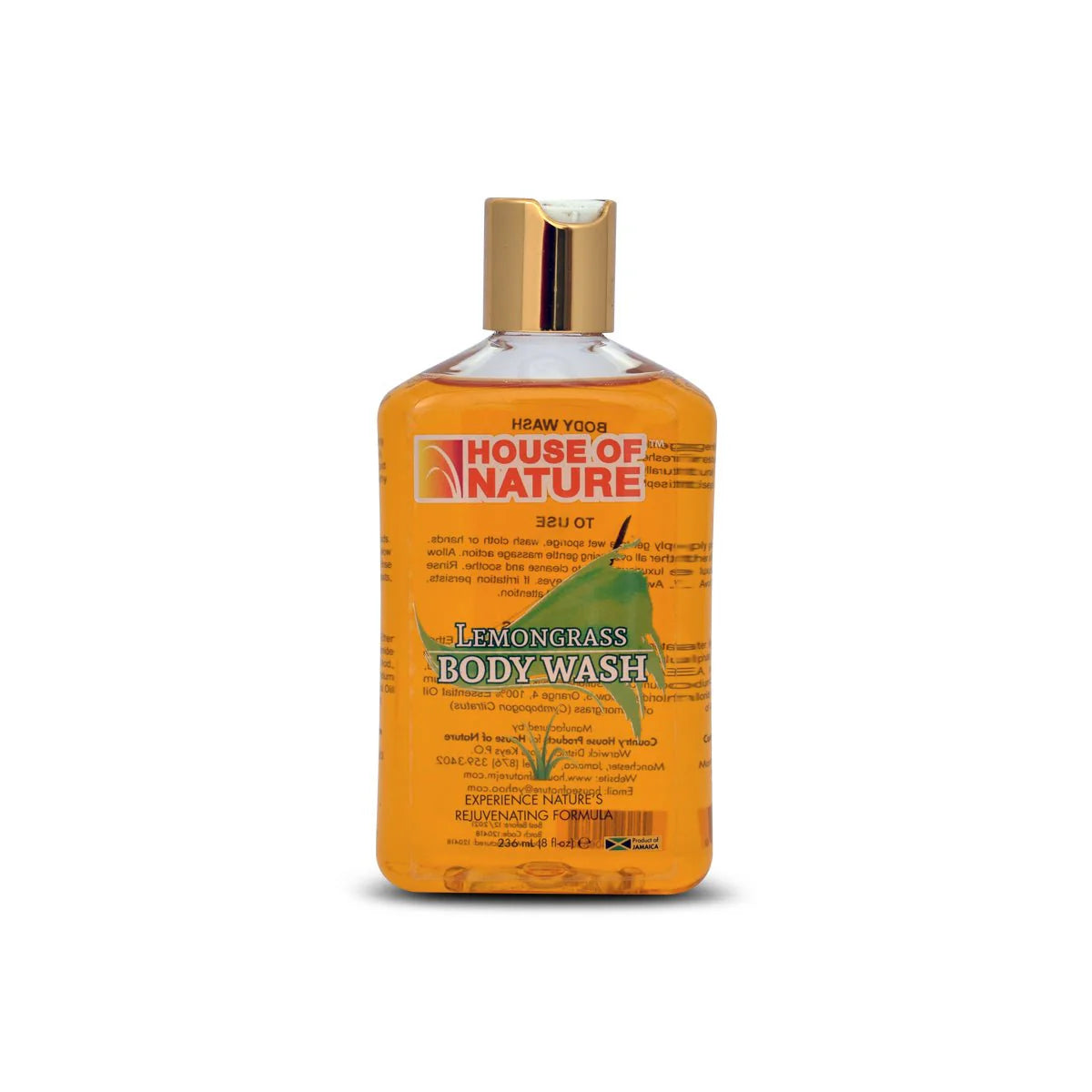 Country House Lemongrass Body Wash, 8oz